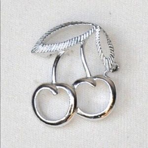 Vintage Cherry Jubilee Brooch